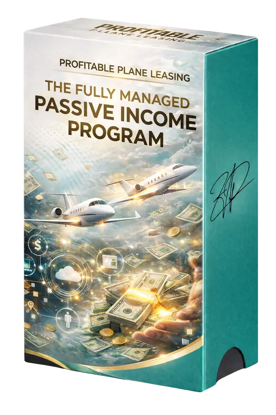 The Fully Managed Passive Income Program program box from Profitable Plane Leasing
